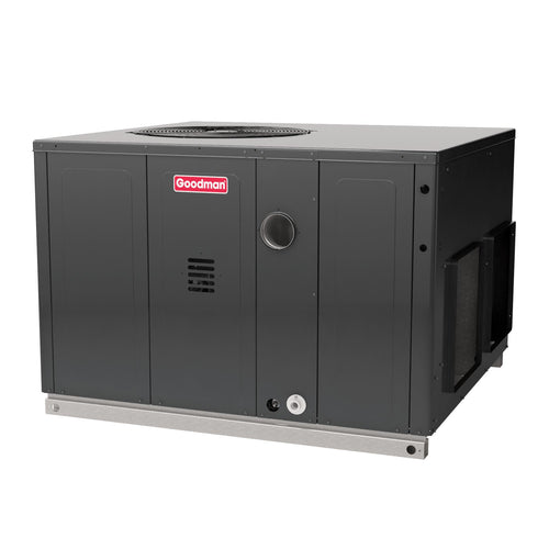 Goodman 3 Ton Cooling / 60,000 BTU Heating 81% AFUE 13.4 SEER2 Single Stage Low NOx Gas/Electric Package Unit (Downflow/Horizontal) - GPGM33606041 - GPGM33606041  Mini Split Systems Direct