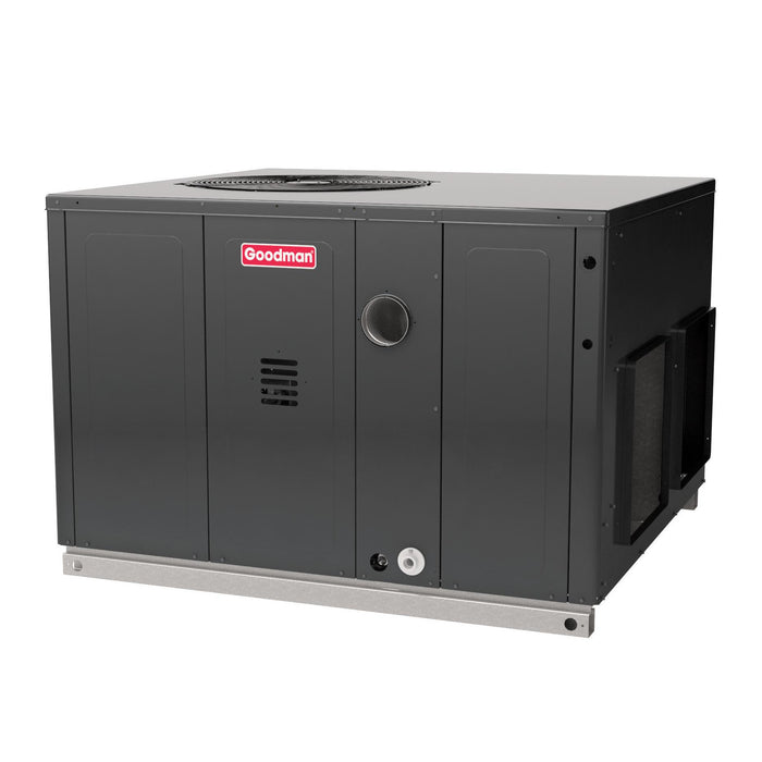 Goodman 3 Ton Cooling / 60,000 BTU Heating 81% AFUE 13.4 SEER2 Single Stage Low NOx Gas/Electric Package Unit (Downflow/Horizontal) - GPGM33606041 - GPGM33606041  Mini Split Systems Direct