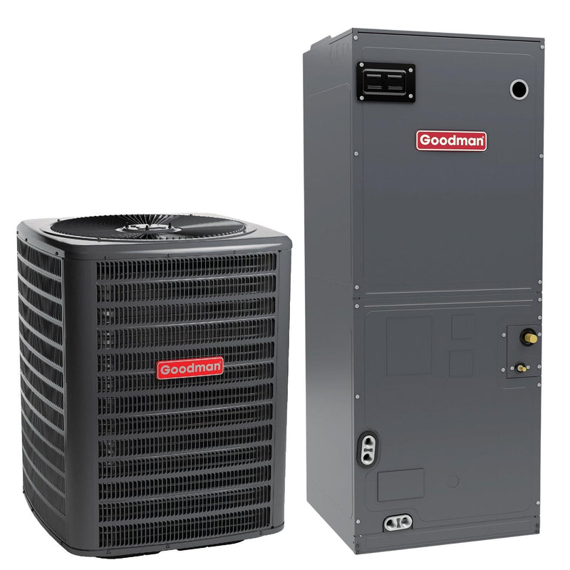 Goodman 5 Ton 13.8 SEER2 R-32 Central Air Conditioner Split System - Multi-Position (GLXS3BN6010 Condenser and AMST60DU1300 Air Handler)