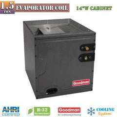 Goodman CAPFA1818A3 CAPFA Series 1.5 Ton Cooling Cased Downflow / Upflow a Coil with 14 Inch Wide Cabinet Cooling Central Air Conditioner Air