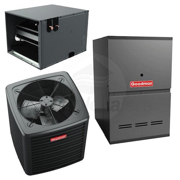 Goodman CHPTA1822A3 CHPTA Series 1.5 Ton Cooling Cased Horizontal a Coil with 14 Inch Wide Cabinet and Thermal Expansion Valve Cooling Central Air