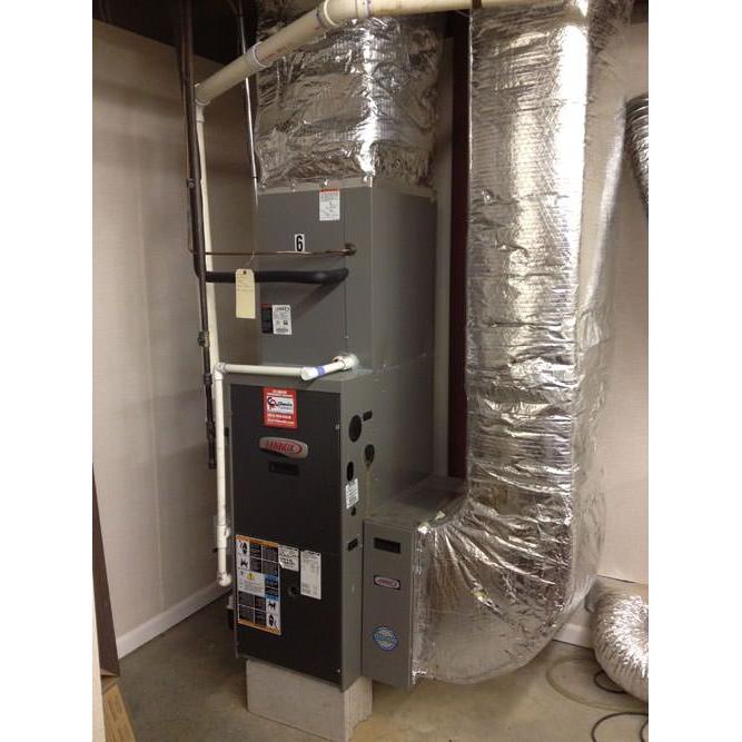 Goodman GD9S801005CX 80% AFUE 100,000 BTUH/H Gas Furnace Multi Speed ECM, Single Stage, Downflow/Horizontal, Low NOx - 21" Width