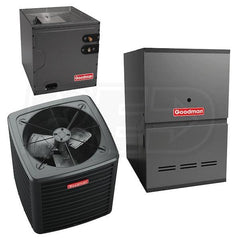 Goodman GD9T800805CX 80% AFUE 80,000 BTUH/H Gas Furnace Multi Speed ECM, Two Stage, Downflow/Horizontal, Low NOx - 21" Width