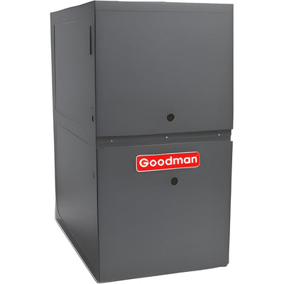 Goodman GDVT800803BX 80% AFUE 80,000 BTUH/H Gas Furnace Variable Speed ECM, Two Stage Convertible, Downflow/Horizontal, Low NOx - 17.5