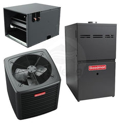 Goodman GR9T801004CN 80% AFUE 100,000 BTUH/H Gas Furnace Nine Speed ECM, Two Stage, Upflow/Horizontal, Non NOx Rated - 21" Width