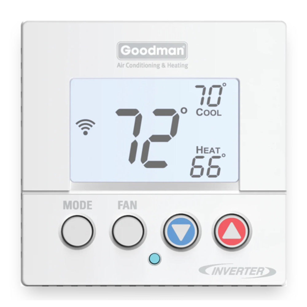 Goodman GTST Connected Thermostat - Smart, Wi-Fi, Programmable, Humidity Control - GTST-CW-WH-A - GTST-CW-WH-A  Mini Split Systems Direct