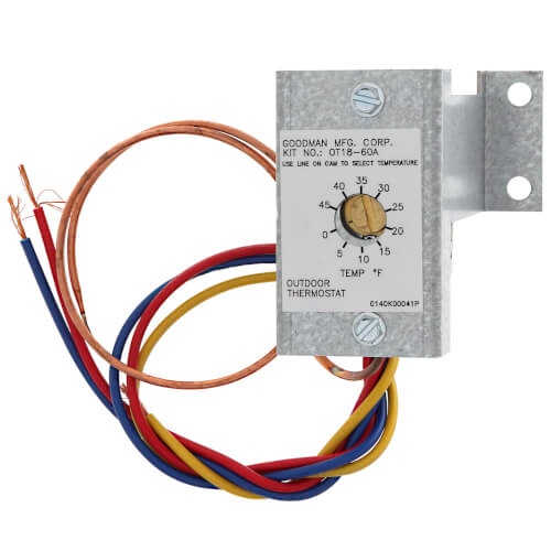 Goodman OT18-60A Outdoor Thermostat with Lockout Stat - OT18-60A  Mini Split Systems Direct
