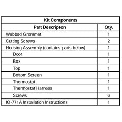 Goodman OTDFPKG-01 Outdoor Thermostat with Housing for Dual Fuel Package Units - OTDFPKG-01  Mini Split Systems Direct
