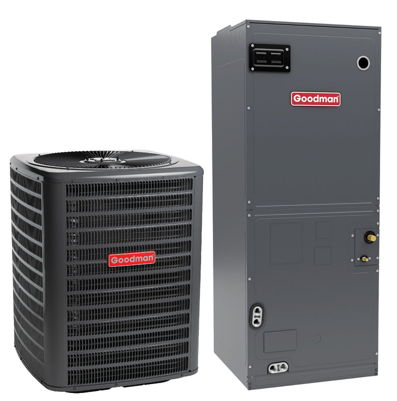 Goodman 3 Ton 15 SEER2 Multi-Position R-32 Heat Pump System with Air Handler (GLZS4BA3610 Condenser and AMST36CU1300 Air Handler)