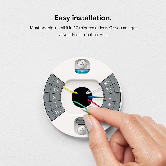 Google Nest Learning Thermostat - Programmable Smart Thermostat for Home - 3rd Generation Nest Thermostat - Works with Alexa - T3008US-T3016US-T3017US-T3018US-T3021US  Mini Split Systems Direct