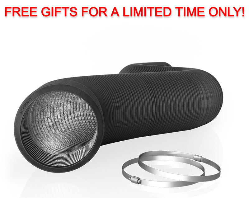 Free AC Infinity Flexible Four-Layer Ducting, 25-Ft Long, 6-Inch ($24.99 Value)