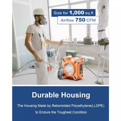 AlorAir PureAiro HEPA Pro 970 Air Scrubber