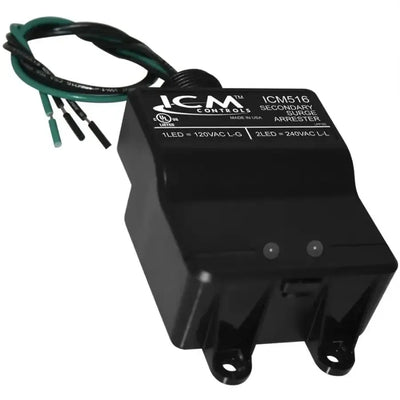 ICM Controls Surge Protector - 120/240 VAC, Single Phase, Max Current 100,000 Amp, Max Energy 1020 Joules - ICM517  Mini Split Systems Direct