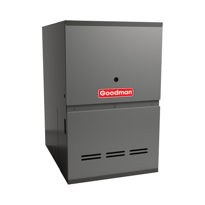 Goodman 1.5 Ton 19 SEER2 R-32 Dual Fuel System | GZV6SA1810A | CAPEA3022C3 | GCVC800803BX | Communicating 21" Upflow/Downflow Coil | 80,000 BTU Downflow/Horizontal Communicating Variable-Speed ECM Low NOx Furnace