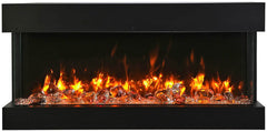 Remii BAY SLIM 3 Sided Smart Electric Fireplace