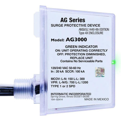 Intermatic AG3000 HVAC Surge Protector - Reliable, UL Listed Safety - AG3000  Mini Split Systems Direct