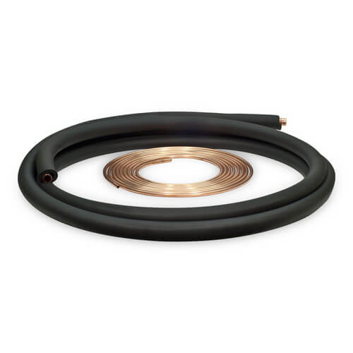 JMF Company 25 Feet of 3/8" LL x 3/4" SL x 3/8" Insulated Line Set - LS383425  Mini Split Systems Direct