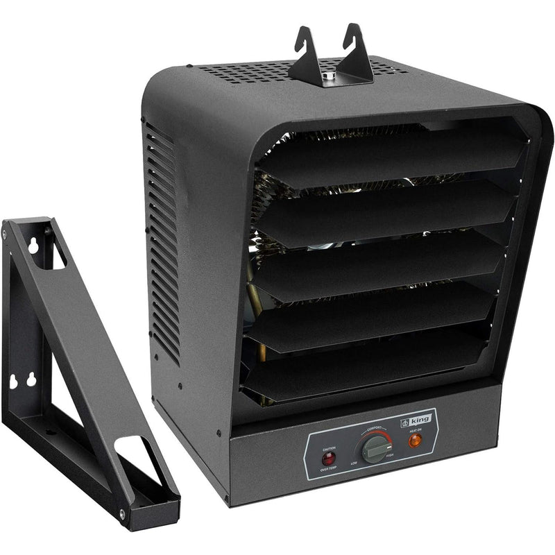 King Electric Garage Heater with Bracket and Thermostat 240V 1PH 5000W - GH2405TB
