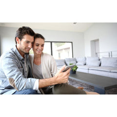 King Electric Hoot Single Pole Wi-Fi Programmable Electronic Thermostat 120/208/240V 16A - K901 - K901-B-K901-W  Mini Split Systems Direct