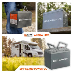 Lightweight 12V LiFePO4 Battery - 4,000 Cycles | Best Value! - RS-B12100  Mini Split Systems Direct