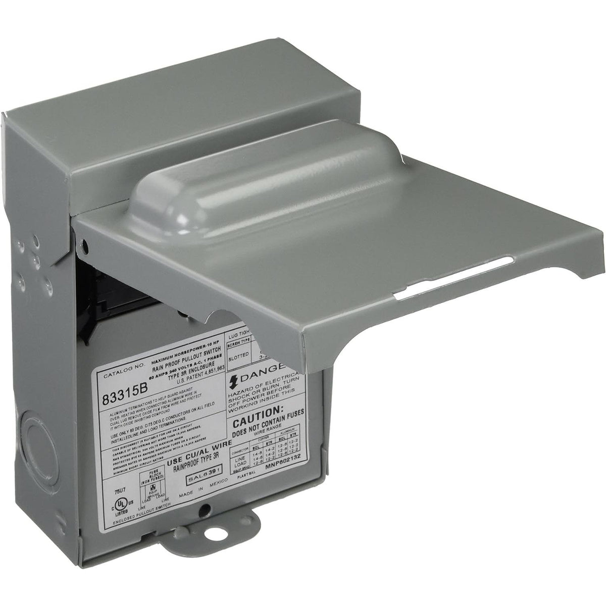 MARS 60A Non Fused Disconnect Switch - 83335-  Mini Split Systems Direct
