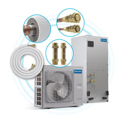 MRCOOL® 35 ft Pre-Charged 3/8" x 3/4" No-Vac Quick Connect Line Set for Universal Series - NV35-3834 - NV35-3834  Mini Split Systems Direct