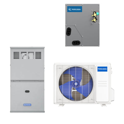 MRCOOL 4 Ton Central Hyper Heat Air Conditioner and 80% AFUE, 100K BTU 21
