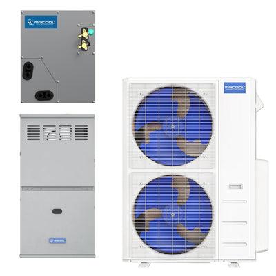 MRCOOL 5 Ton Central Hyper Heat Air Conditioner and 80% AFUE, 100K BTU 21