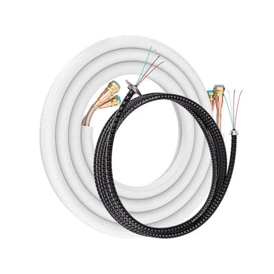 MRCOOL® 50 ft. 3/8 in. x 5/8 in. Pre-Charged Line-Set and DIY Pro Cable for DIY 24000 and 36000 BTU Systems - DIY50-3858C  Mini Split Systems Direct