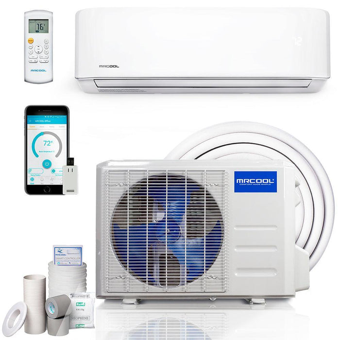 MRCOOL® Advantage Series 4th Gen 9,000 BTU 21.5 SEER 115V Ductless Mini Split Air Conditioner and Heat Pump with 16 Foot Line Set (A-09-HP-115C) - A-09-HP-115C  Mini Split Systems Direct