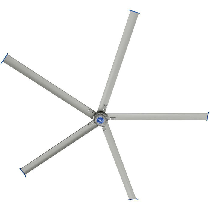 MRCOOL® Cool Blade MCFAN16PBGR Industrial HVLS Fan - 16 Foot Diameter - 5 Blades - 240V 60Hz 1 Phase - Gray - MCFAN16PBGR  Mini Split Systems Direct