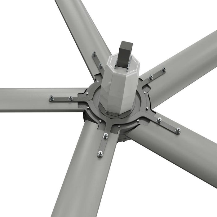 MRCOOL® Cool Blade MCFAN16PBGR Industrial HVLS Fan - 16 Foot Diameter - 5 Blades - 240V 60Hz 1 Phase - Gray - MCFAN16PBGR  Mini Split Systems Direct