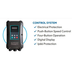 MRCOOL® Cool Blade MCFAN16PBGR Industrial HVLS Fan - 16 Foot Diameter - 5 Blades - 240V 60Hz 1 Phase - Gray - MCFAN16PBGR  Mini Split Systems Direct