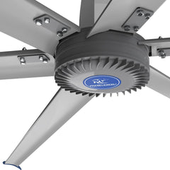 MRCOOL® Cool Blade MCFAN24XBGR Industrial HVLS Fan - 24 Foot Diameter - 6 Blades - 240V 60Hz 1 Phase - Gray - MCFAN24XBGR  Mini Split Systems Direct