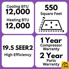 MRCOOL DIY 12,000 BTU Mini Split System - Easy Installation & Comfort - EZPRO-12-HP-11516D-O  Mini Split Systems Direct