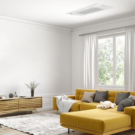 MRCOOL DIY 5th Gen Ceiling Cassette 1 Zone 18000 BTU 22 SEER Ductless Mini Split Heat Pump R454B