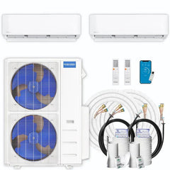 MRCOOL® DIY 5th Gen Multi-Zone 2-Zone 48,000 BTU 21.8 SEER2 (24K + 24K) Ductless Mini-Split Air Conditioner and Heat Pump - DIY-MULTI6-48 / DIY-24-2  Mini Split Systems Direct