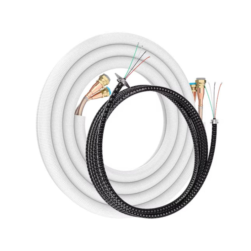 MRCOOL® 25ft 1/4 x 3/8 Pre-Charged Lineset for DIY 6K, 9K & 12K Indoor w/ DIY Pro Cable - R454B - DIY25-1438C-O  Mini Split Systems Direct