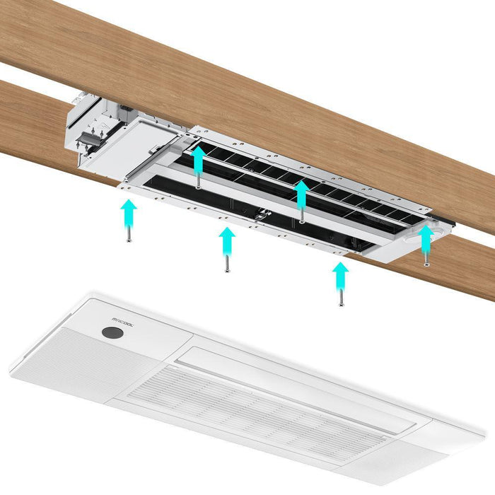 MRCOOL® DIY Mini Split 30,000 BTU 21.5 SEER 3 Zone Ceiling Cassette Ductless Air Conditioner and Heat Pump - 9K + 9K + 12K - DIYM336HPC01C00-00  Mini Split Systems Direct