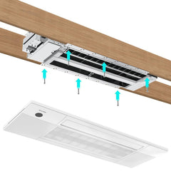 MRCOOL® DIY Mini Split 30,000 BTU 22 SEER 2 Zone Ceiling Cassette Ductless Air Conditioner and Heat Pump - 12K + 18K - DIYM227HPC03C00-DIYM227HPC03C01-DIYM227HPC03C02-DIYM227HPC03C04-DIYM227HPC03C06  Mini Split Systems Direct