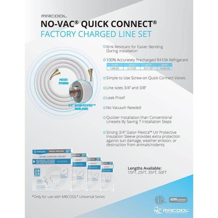 MRCOOL GeoCool Inverter Series 5 Ton 71 EER2 Geothermal Central Heat Pump Split System - Multiposition - GCSHPSCABLM060-GCSHPSCABLM060NV15-GCSHPSCABLM060NV25-GCSHPSCABLM060NV35-GCSHPSCABLM060NV50  Mini Split Systems Direct