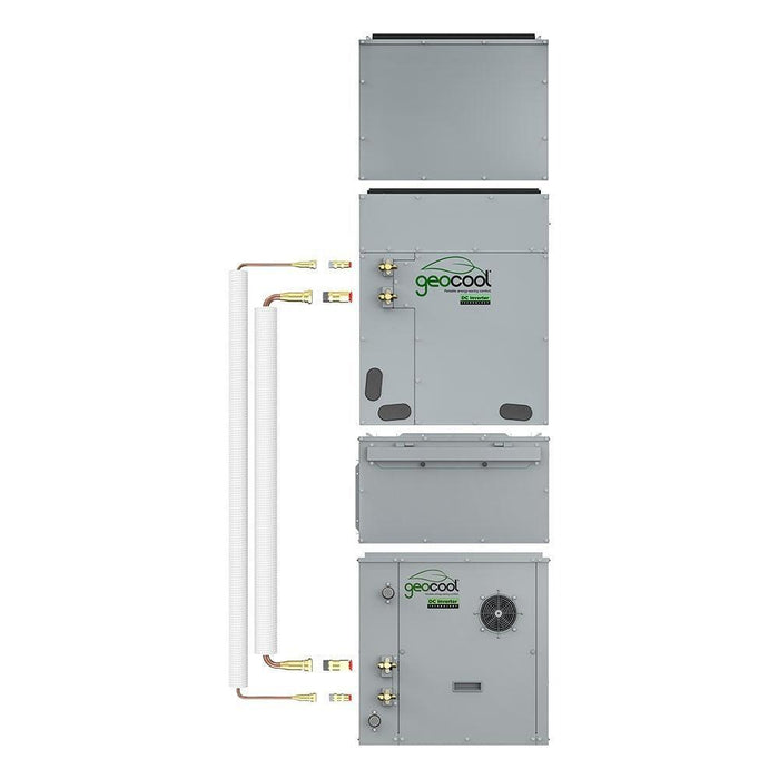 MRCOOL® GeoCool Inverter Series 5 Ton 71 EER2 Geothermal Heat Pump Vertical Package Unit - Upflow w/ Side Return - GCSHPSCABLM060VU60  Mini Split Systems Direct