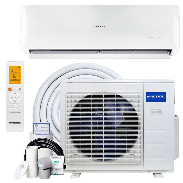 MRCOOL® Olympus E Star 24,000 BTU 22 SEER2 Single Zone Ductless Mini-Split Heat Pump System with 25 Ft Line Set - O-ES-24-HP-230B  Mini Split Systems Direct