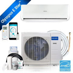 MRCOOL® Olympus Energy Star 18,000 BTU 20.8 SEER 1.5 Ton Ductless Mini Split Air Conditioner and Heat Pump 230V/60Hz (O-ES-18-HP-230E) - O-ES-18-HP-230B  Mini Split Systems Direct