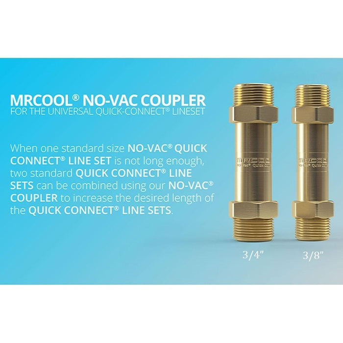MRCOOL® Quick Connect Line Set Coupler Kit for Universal Split System - NVCOUPLER-3834  Mini Split Systems Direct