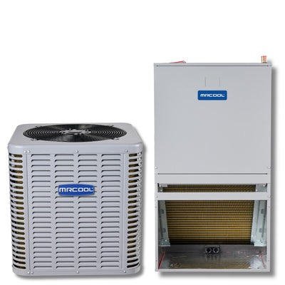 MRCOOL® Signature Series 1.5 Ton 14.3 SEER2 Central Heat Pump Split System - R-454B - Multi-position - Wall Mount Air Handler / Stud Mount - MCAESHS4T1821AA / MCAEAWPEF18D21AA  Mini Split Systems Direct