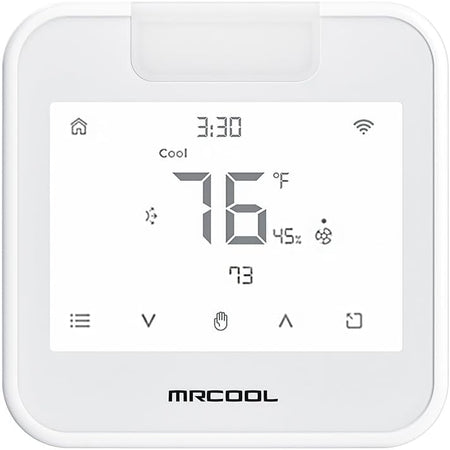 MRCOOL® Smart Programmable WiFi Thermostat MST05 for Ductless Mini Splits - Alexa & Google Assistant Compatible (1 Heat / 1 Cool)