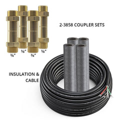 MRCOOL® DIY 4th/5th Gen Line Set Coupler Kit (Two sets of 3/8" x 5/8" Couplers) with 75 ft. of Communication Wire for 24K & 36K Line Sets