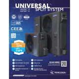 MRCOOL® Universal Series 2 Ton 24,000 BTU 18.6 SEER2 Central Heat Pump Inverter Split System - R-454B - Multi-position