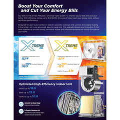 MRCOOL® Universal Series 2.5 Ton 30,000 BTU 17.2 SEER2 Central Heat Pump Inverter Split System - R-454B - Multi-position